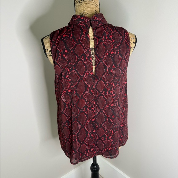 Endless Rose Red and Black Snakeskin Top - Picture 9 of 10